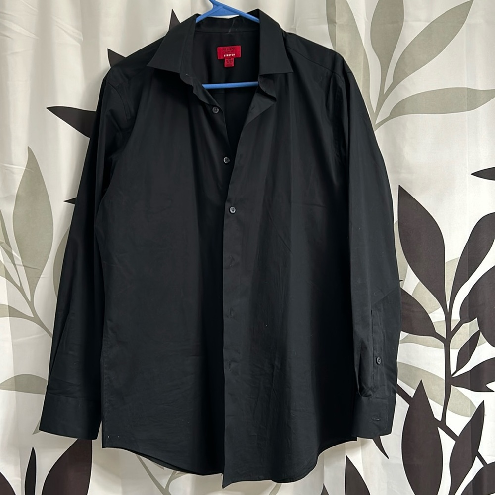 Alfani slim fit stretch button up dress shirt